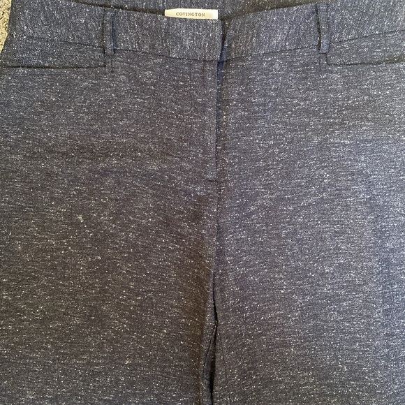 Covington Vanessa Pants Trousers Dark Grey Heather Straight Fit Sz 10 NWT - Picture 2 of 10